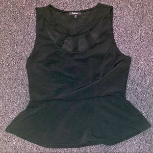 Black Structured Blouse